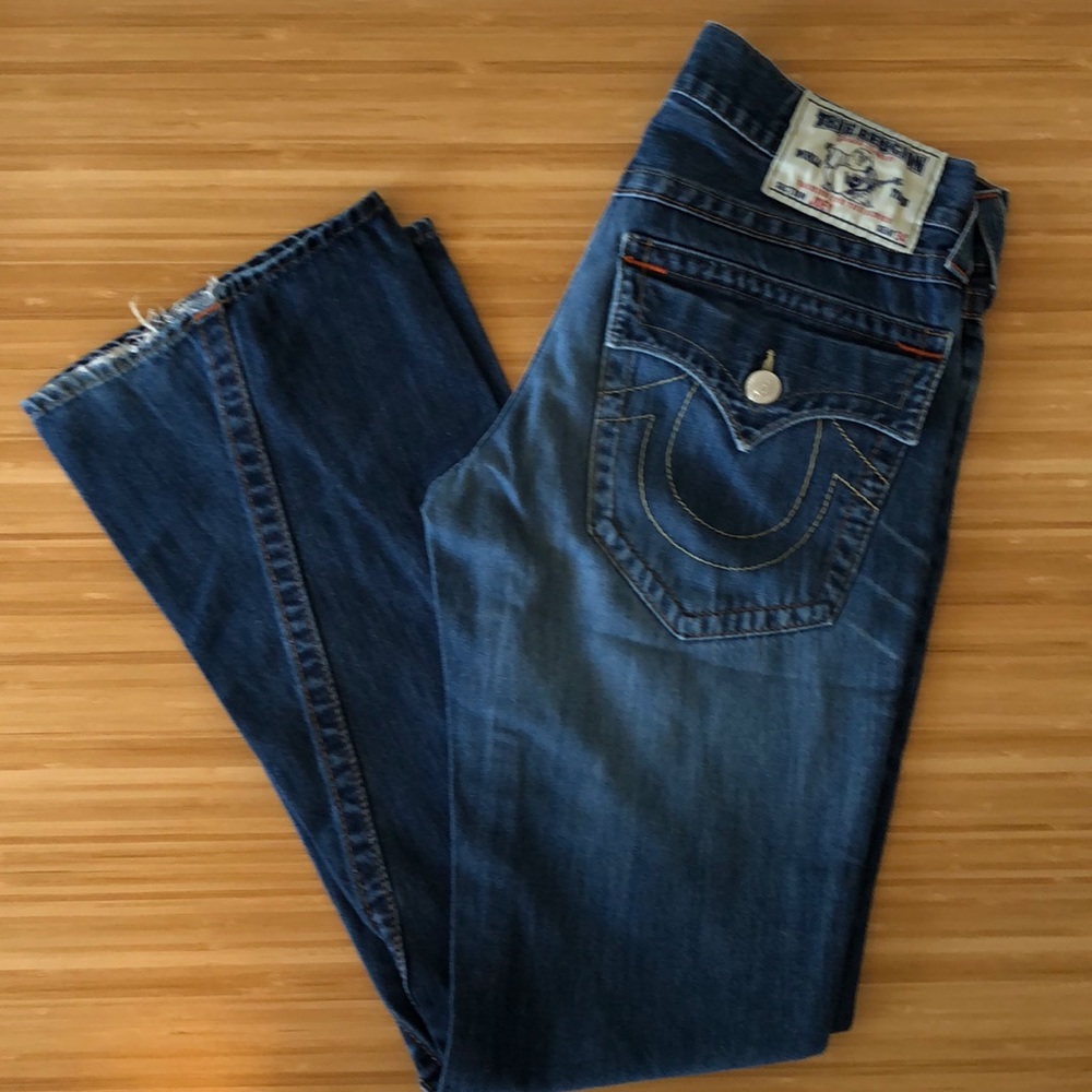 True Religion Blue Jeans - Joey Twisted Flare